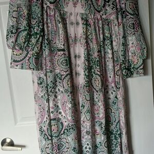 Aime Leon Dore Floral Paisley Top in Green and Pink